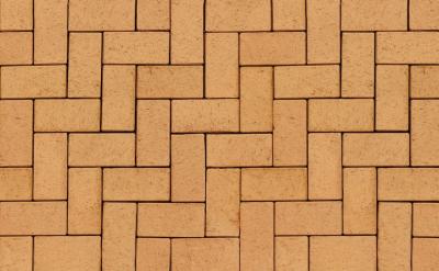 Тротуарная клинкерная брусчатка WK116G50 Design Gelb 200х100х50 Westerwalder Klinker